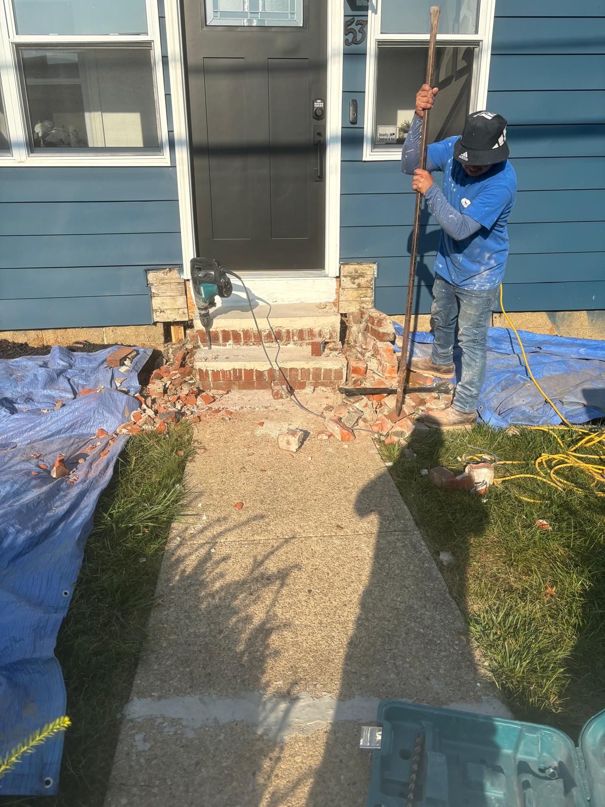 Outside stairs project image 1