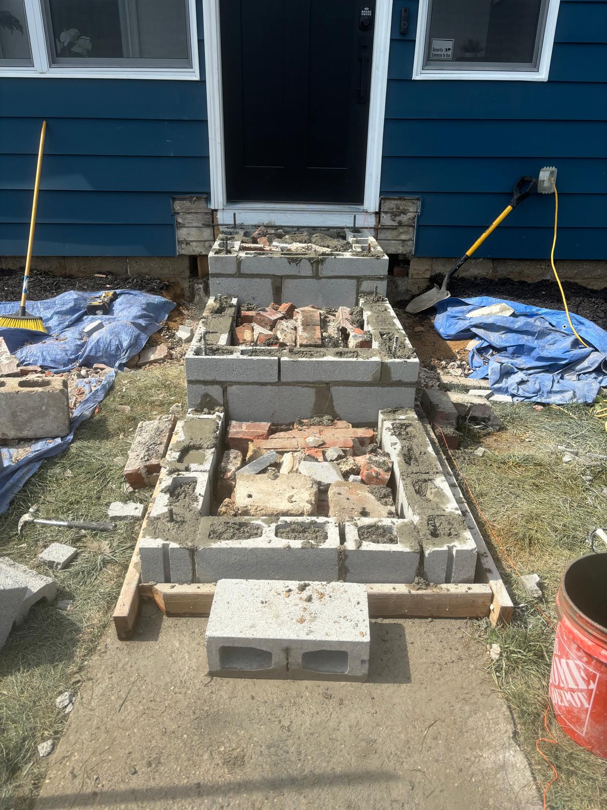 Outside stairs project image 2